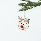 Red-nosed Reindeer Ornament