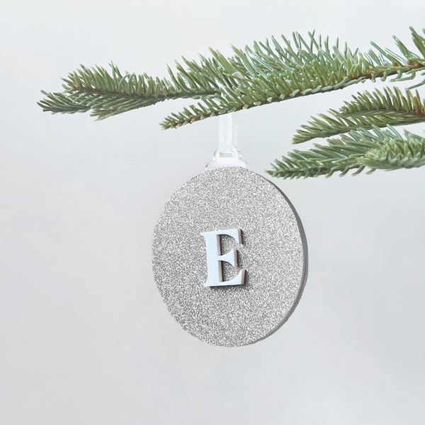 Glitter Bauble Ornament