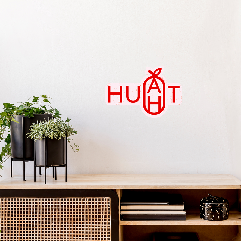 HUAT AH Tangerine Fabric Decal