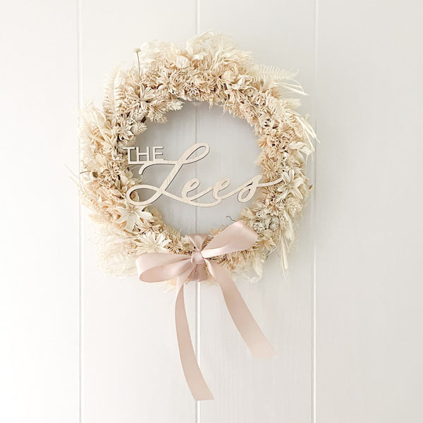 Snow Fleur Christmas Wreath